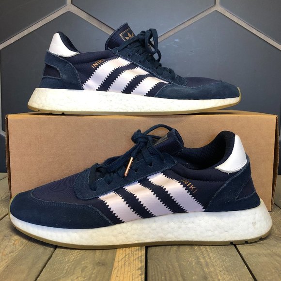adidas Other - Adidas Iniki Runner Navy White Size 10